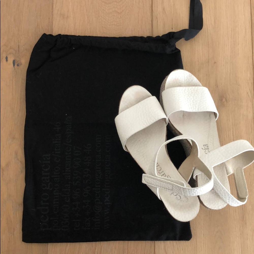 Pedro Garcia white espadrilles